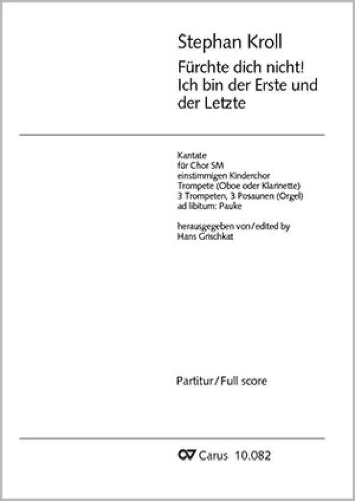 Fürchte dich nicht! Ich bin der Erste